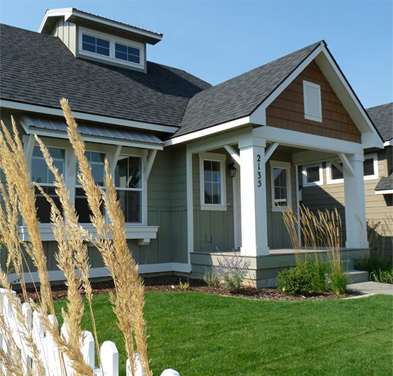 Small custom cottage