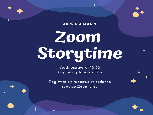 zoom storytime ad