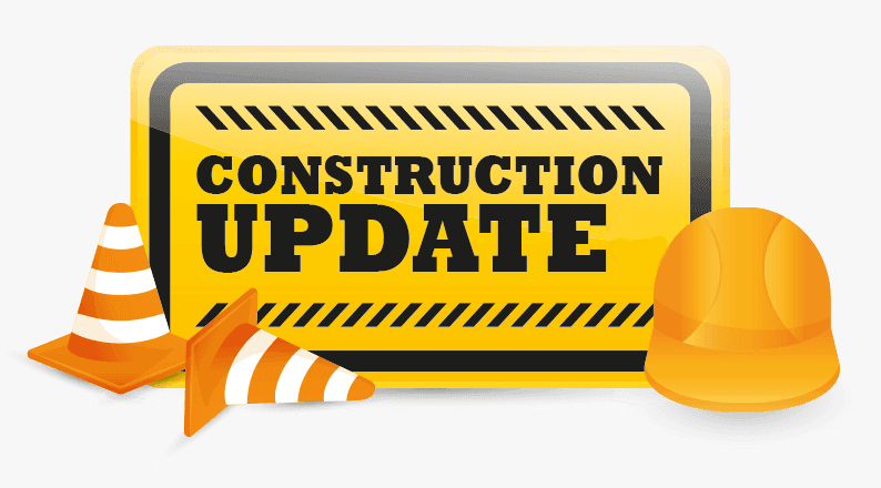 Construction Update graphic