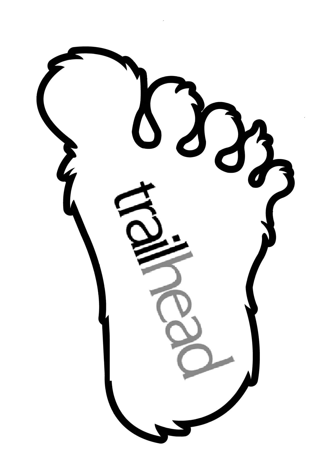 Sasquatch Foot - White - Trailhead