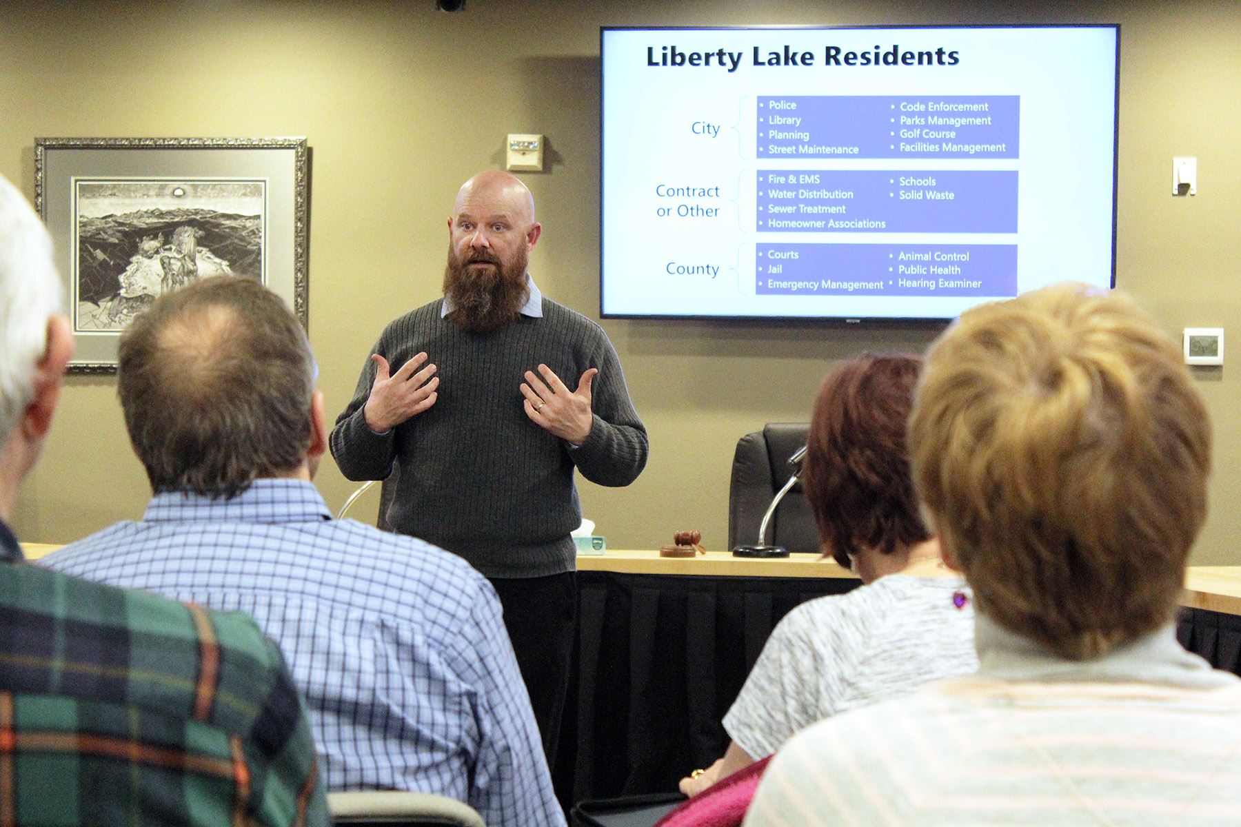 Mark McAvoy leading City Academy session