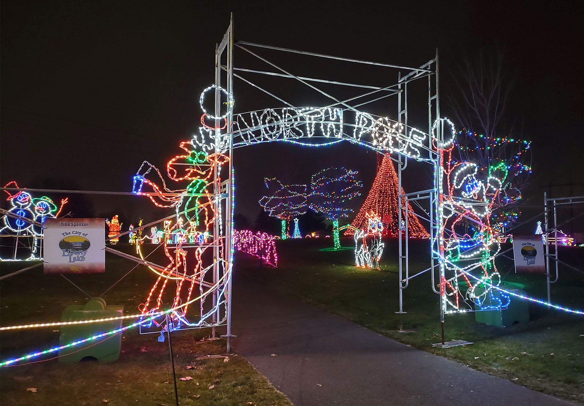 Winter Glow North Pole entrance - 12-2024