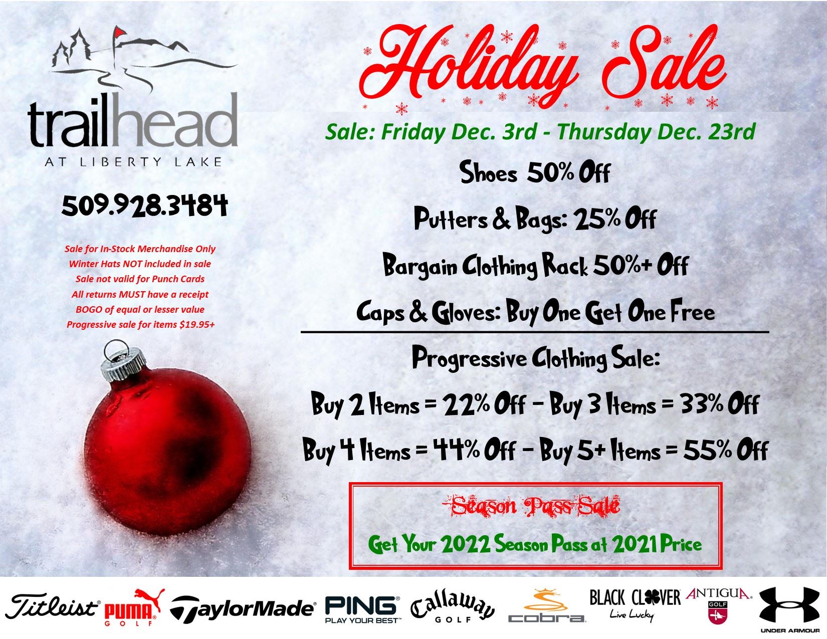 Christmas Sale Sign 2021