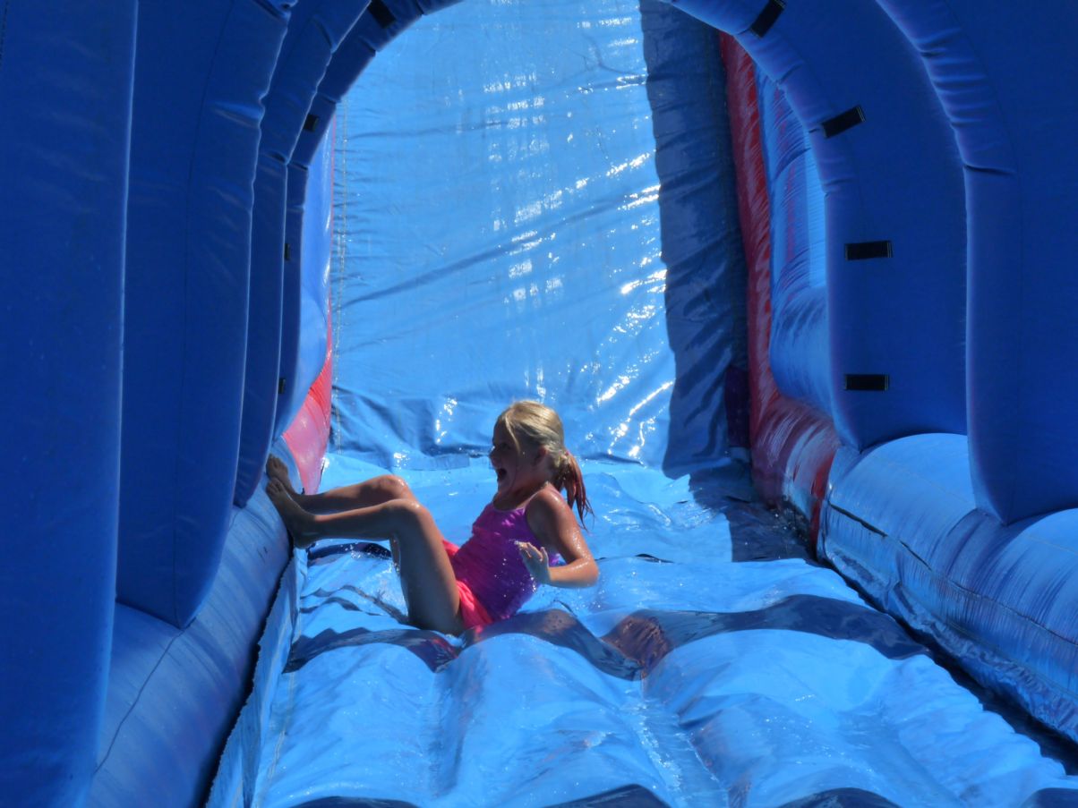 Giant water slide