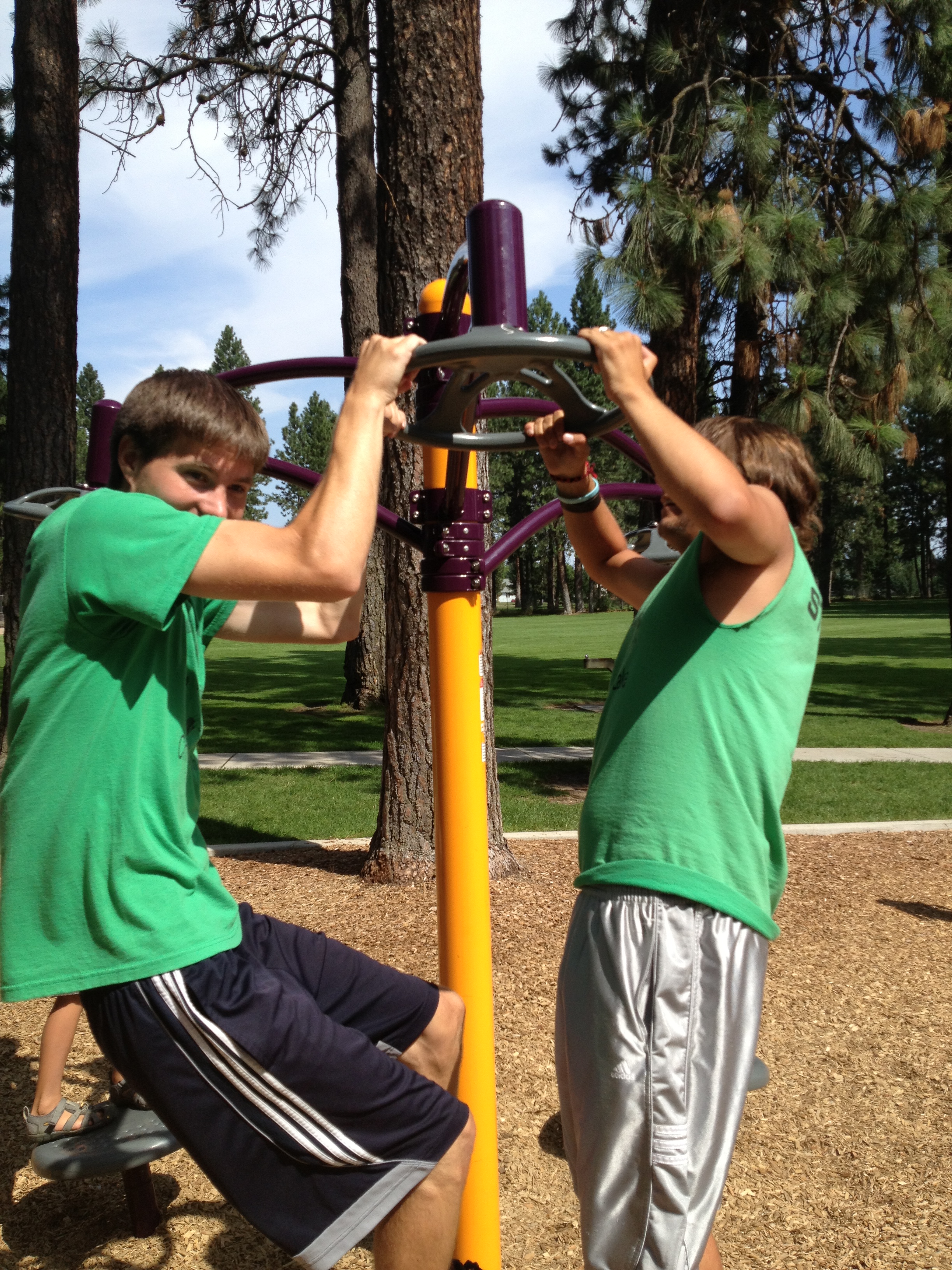 Even the counselors have fun at CHILL!